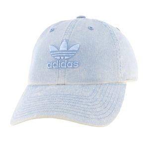 adidas Originals Women's Relaxed Strapback Hat - Adjustable Denim Baseball Cap